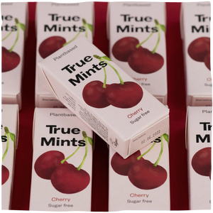 True Mints natūralios čiulpiamosios pastilės vyšnių skonio