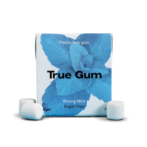 True Gum natūrali stipraus mėtų skonio kramtomoji guma