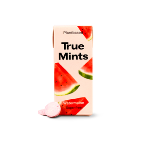 True Mints natūralios čiulpiamosios pastilės arbūzų skonio