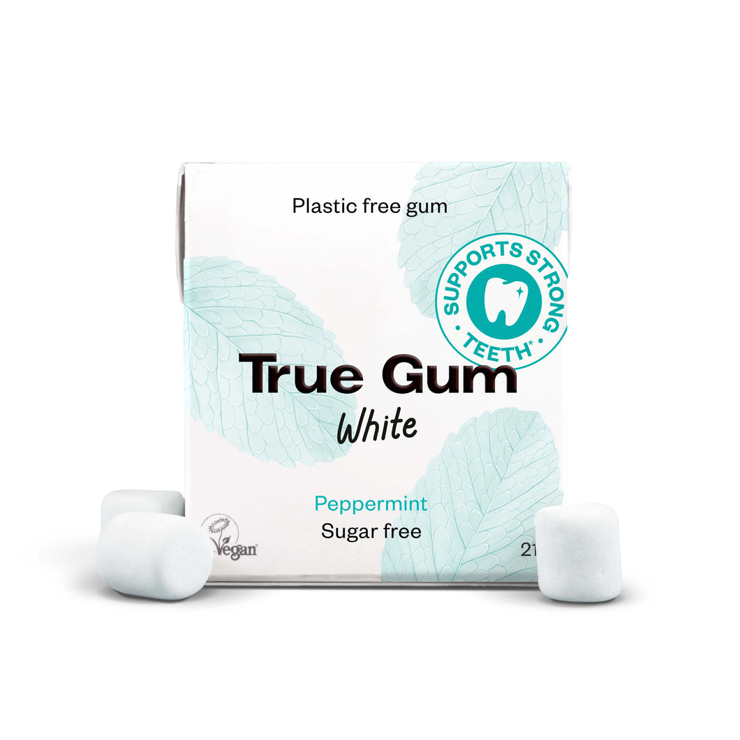 True Gum natūrali pipirmėčių skonio kramtomoji guma