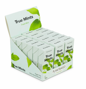 True Mints natūralios čiulpiamosios pastilės gaivių mėtų skonio