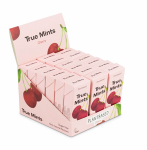 True Mints natūralios čiulpiamosios pastilės vyšnių skonio