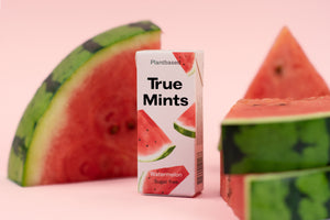 True Mints natūralios čiulpiamosios pastilės arbūzų skonio